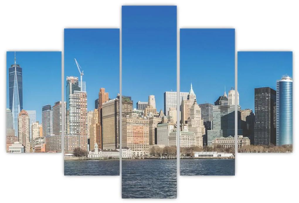 Obraz - Manhattan v New Yorku (150x105 cm)