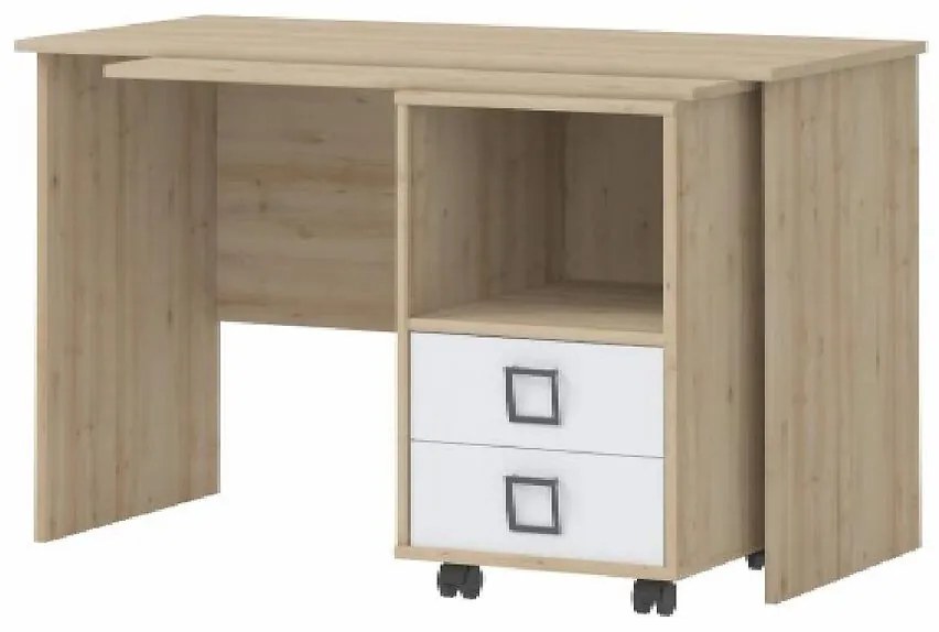 Písací stôl Kiki RS-BK/KI-15 buk/biely