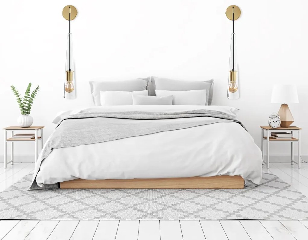 Toolight - Nástenné svietidlo E27 60W APP896-1W, zlatá, OSW-06890