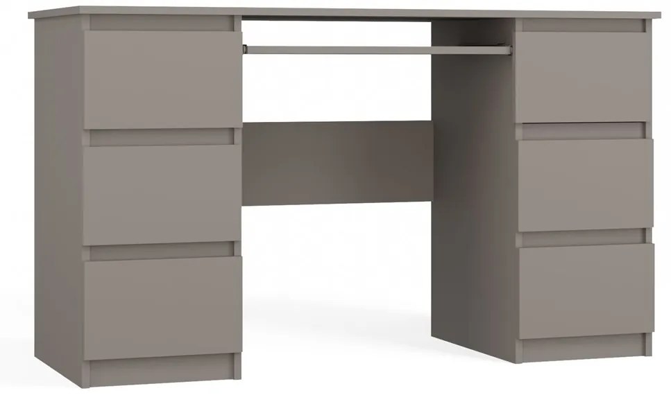 Písací stôl KUBA 130 cm caffe latte