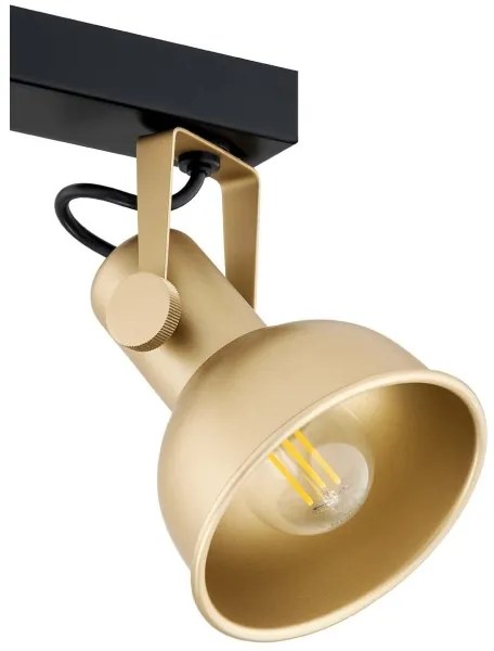 Argon 7144 - Bodové svietidlo LENORA 2xE14/7W/230V zlatá/čierna