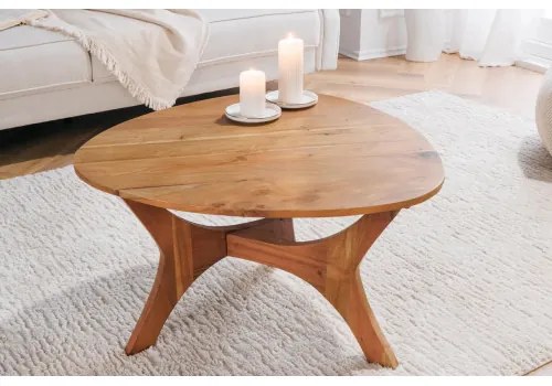 Konferenčný stôl Arch 43739 70x70cm Drevo Acacia  - Komfort-nábytok