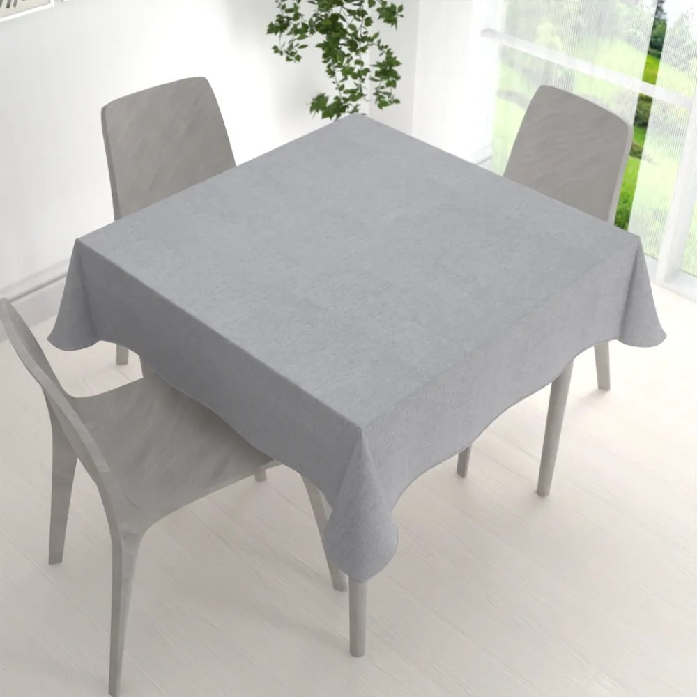 Biante Dekoračný štvorcový obrus BKW-208 Sivé žíhanie 80x80 cm