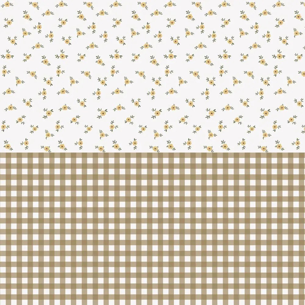 Tapeta rustikálna záhrada biela 280×50 cm