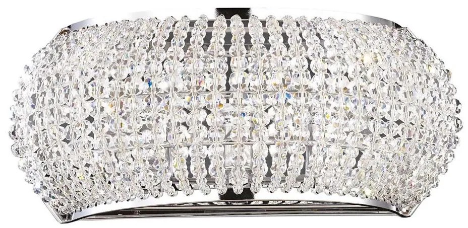 Ideal Lux - LED Krištáľové nástenné svietidlo PASHA 3xG9/3W/230V lesklý chróm