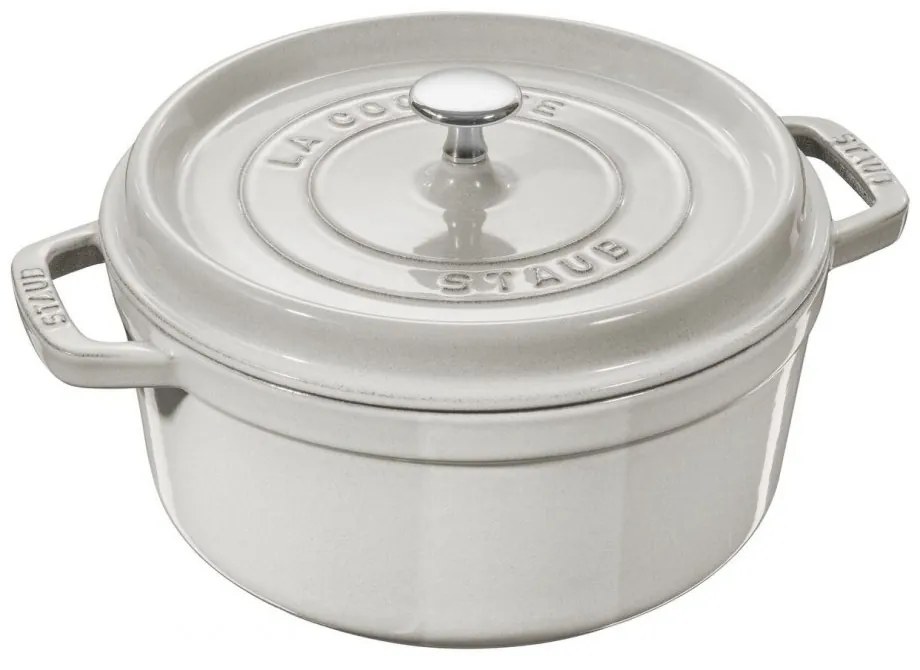 Staub Cocotte hrniec okrúhly 18 cm/1,7 l biela hľuzovka, 11018107