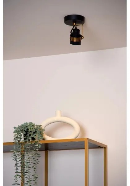 Lucide 34944/01/30 - Bodové svietidlo TUNDRAN 1xGU10/5W/230V čierna