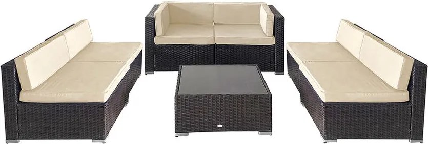 Rohová záhradná súprava Avenberg CASA