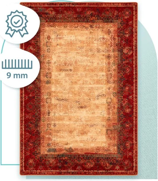 Koberec Dywilan Polonia Pamuk červený 2