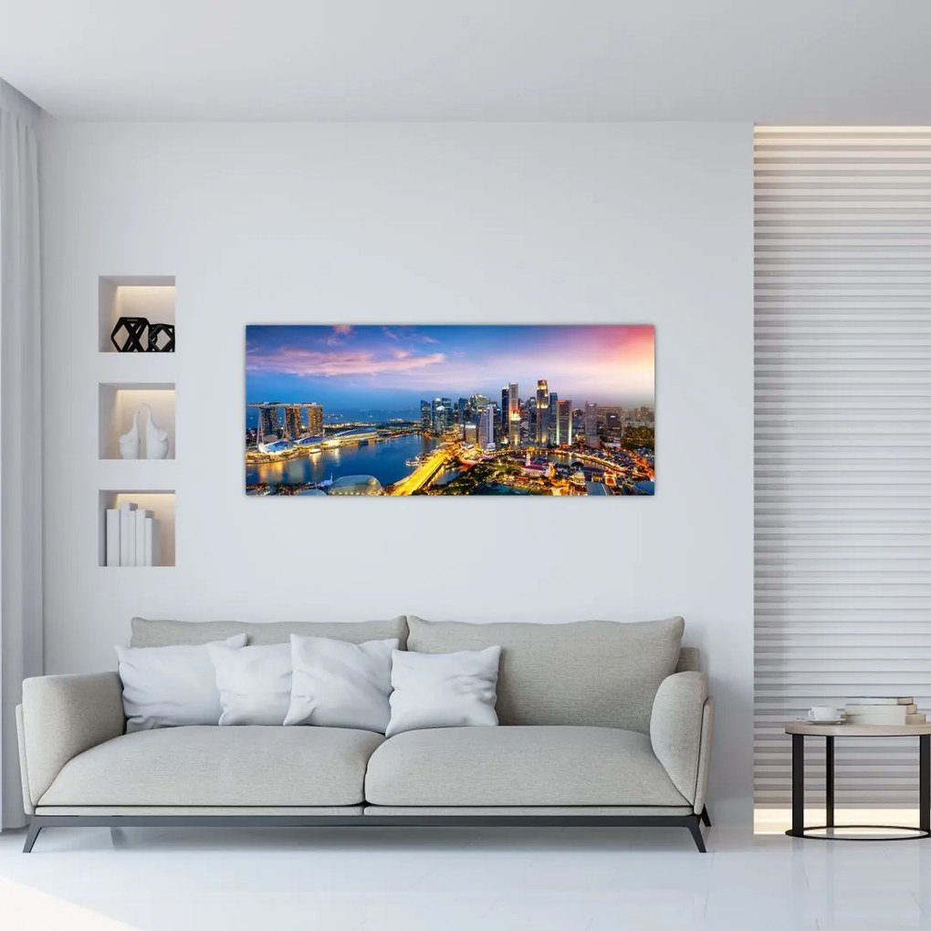 Obraz - Singapur, Ázia (120x50 cm)