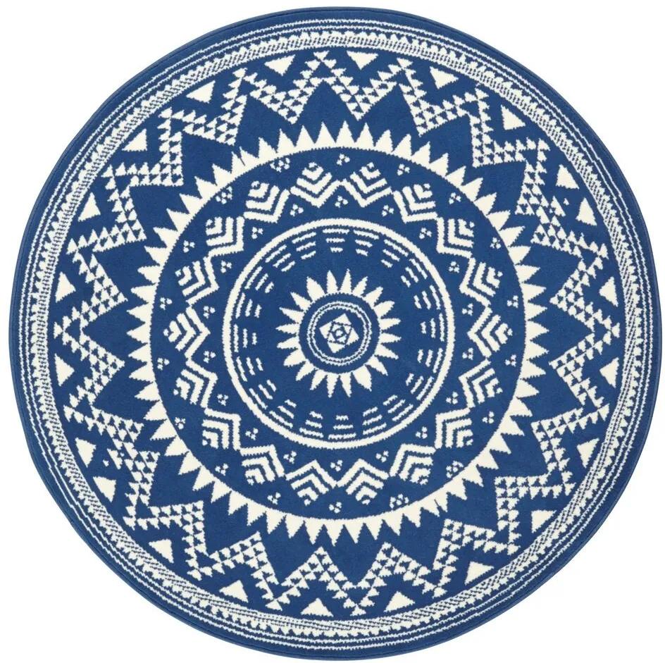Hanse Home Collection koberce Kusový koberec Celebration 103442 Valencia Blue - 200x200 (průměr) kruh cm