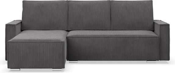 Rohová rozkladacia sedačka NOTO Poso 022 tmavosivá