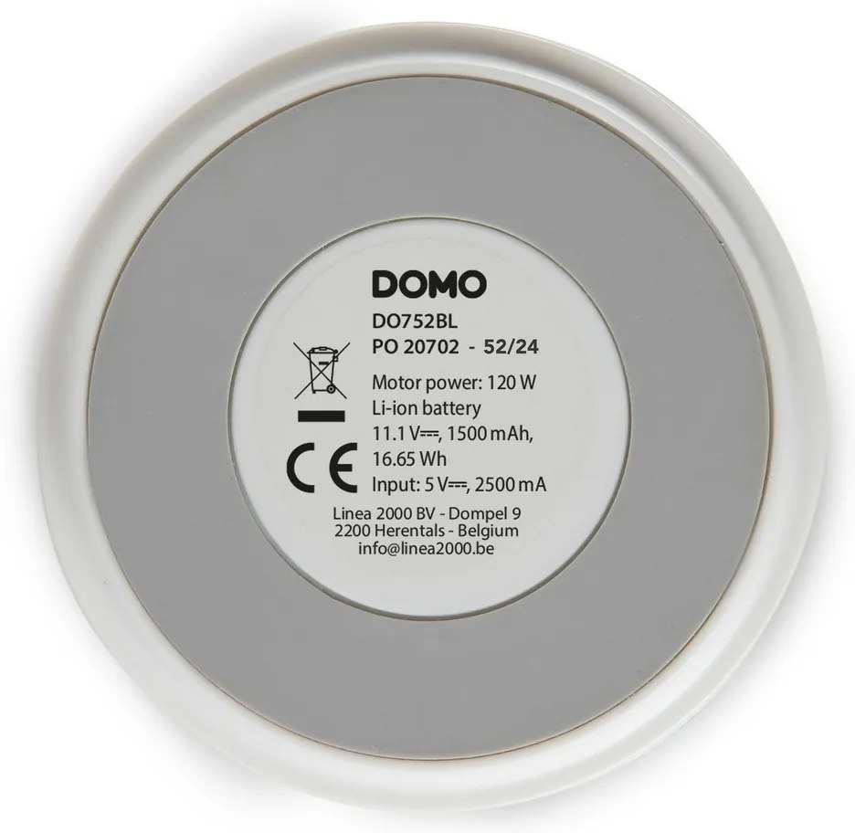 DOMO DO752BL akumulátorový smoothie mixér X-Powerto go