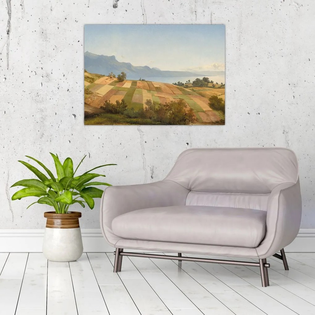 Obraz - Alexandre Calame, Swiss Landscape, reprodukcia (70x50 cm)