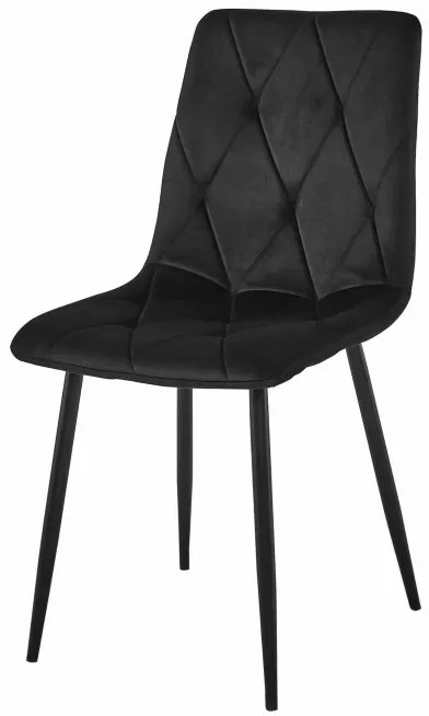 Jedálenský stôl NP so štyrmi stoličkami LIBRA čierne