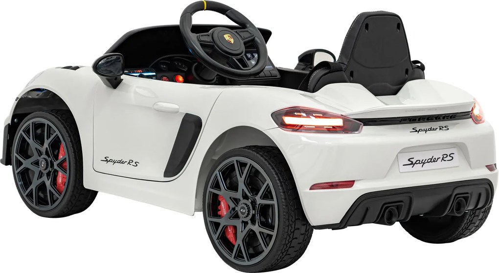 Ramiz Detské autíčko Porsche Spyder RS 718, biely lak
