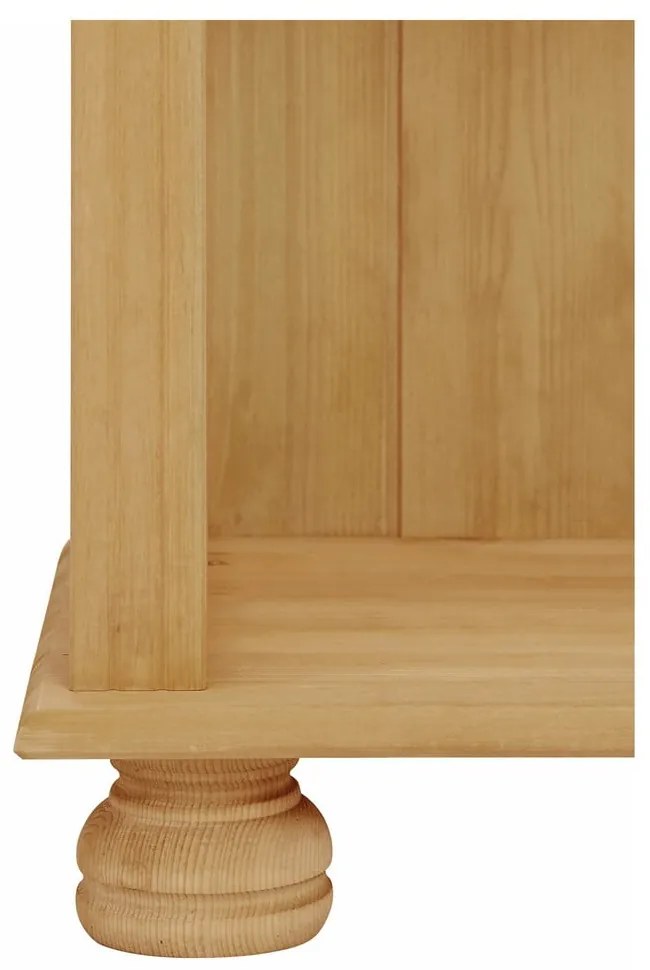 Knižnica z borovicového dreva v prírodnej farbe 70x181 cm Ella – Støraa