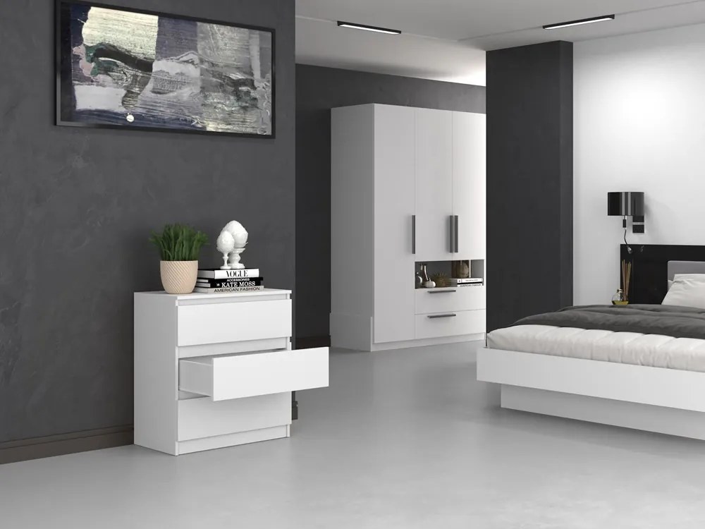 Komoda Musecalo 1 (biela). Akcia -18%. Vlastná spoľahlivá doprava až k Vám domov. 1132781