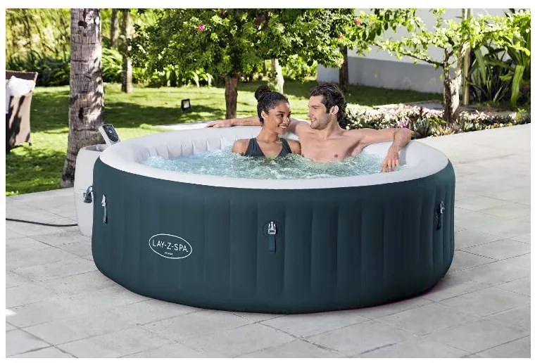 Bestway Vírivka Lay-Z Spa Miami Energy, zelená, Ø 196 x 96 cm (100385824)