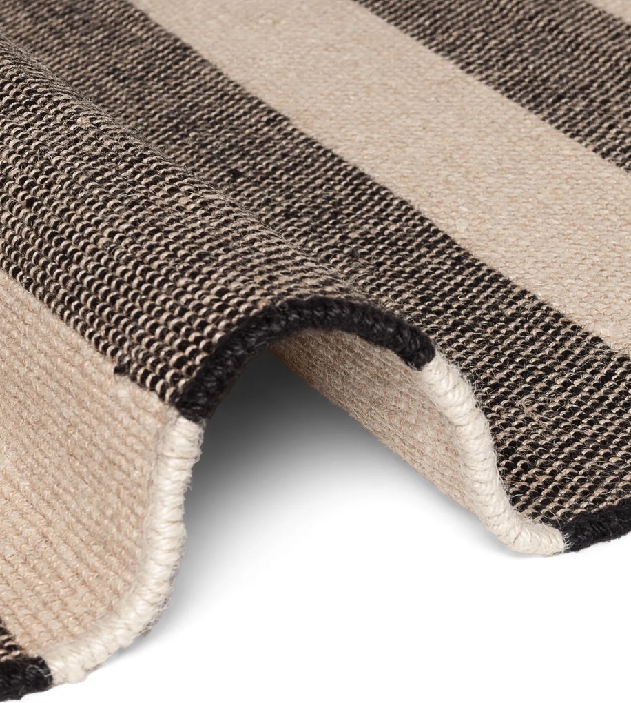 Kusový koberec Handloom 106334 Playa White Black, 120x170, čiernobiela, chodba / predsieň, Hanse Home