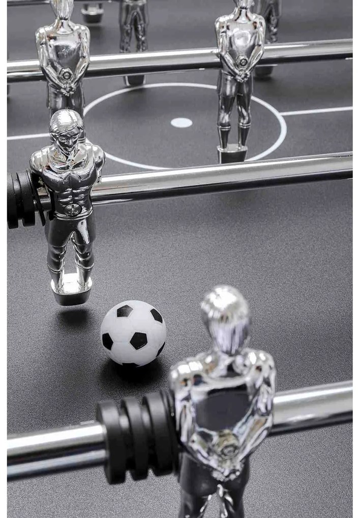 Space stolný futbal strieborný