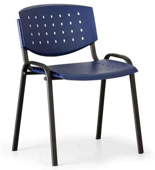 Antares Jednacia stolička TONY, modrá, konštrukcia čierna