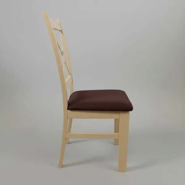 Jedálenská stolička NATE dub sonoma/tmavohnedá