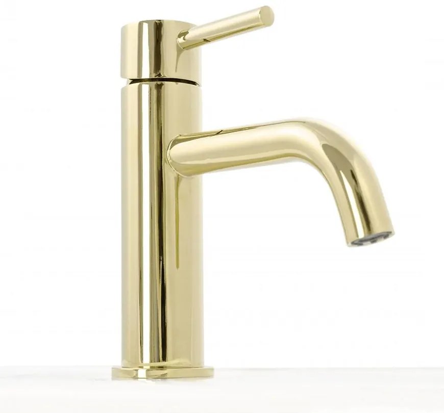 Umývadlová batéria Rea Lungo zlatá