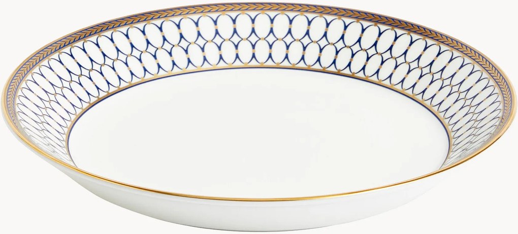 Plytký tanier z jemného kostného porcelánu Renaissance