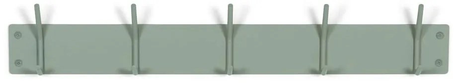 Sivozelený kovový nástenný vešiak 70 cm Fusion – Spinder Design