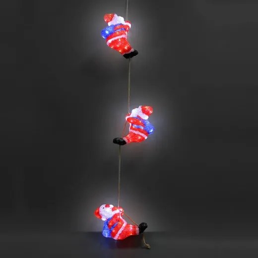 InternetovaZahrada Mikuláš na lane trio- LED osvetlenie