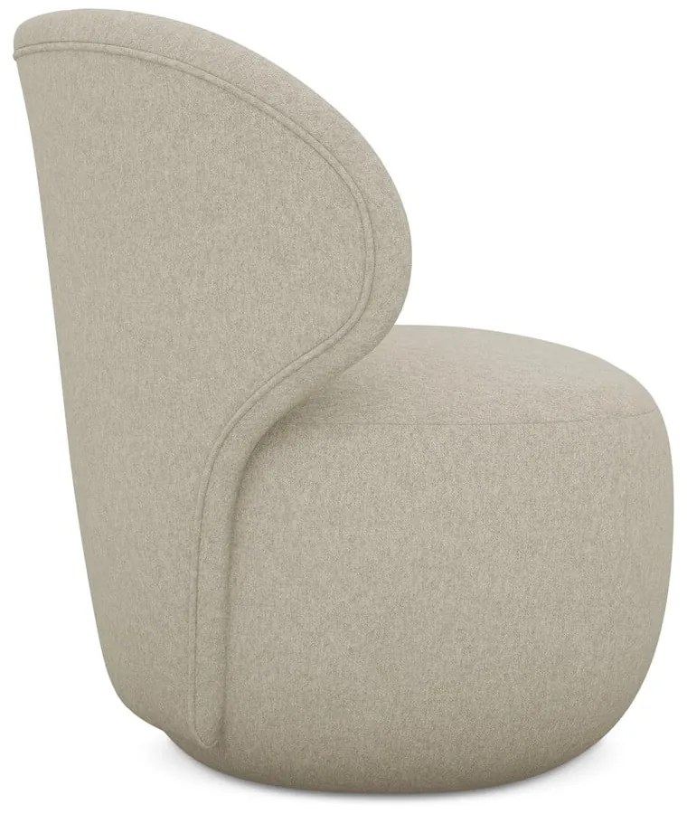 Béžové kreslo Kama – Makamii