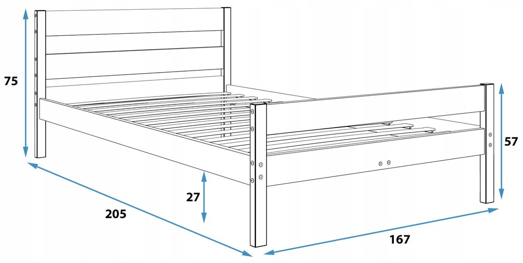 INTERBEDS Detská posteľ Orbis - 160x200cm