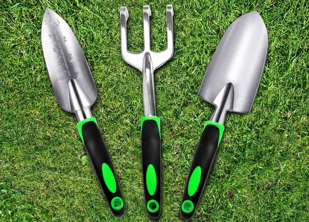 Súprava 5 ks záhradného náradia FUNAF zelená