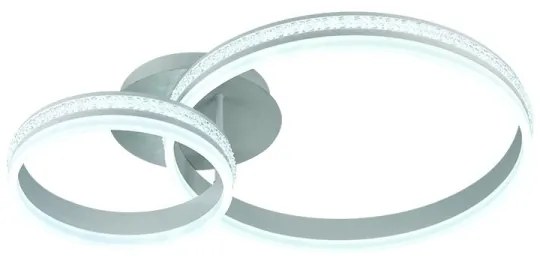 LED Stmievateľný prisadený luster LED/110W/230V 3000-6500K + diaľkové ovládanie