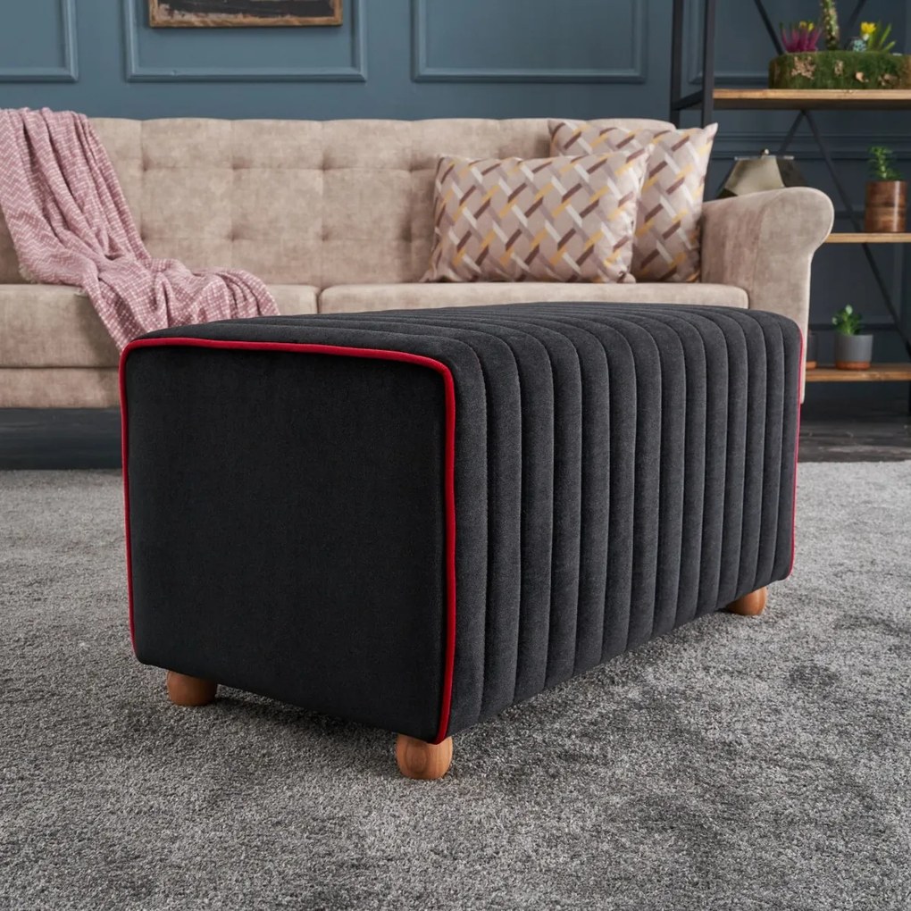 Stolička Mabel Pouf Black