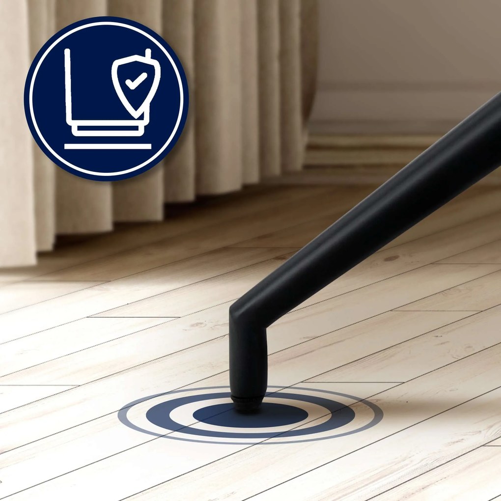 Jedálenská stolička Somers - látka - modrá