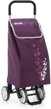 vileda Gimi Twin nákupná taška na kolieskách fialová 56 l