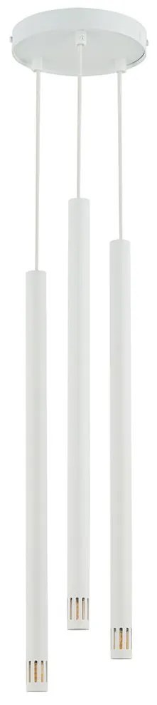 Luster na lanku STALACTITE LASER 3xG9/3W/230V biela