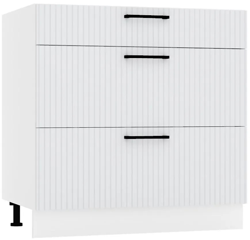 Skrinka do kuchyne  Kate d80s/3 svetlo šedá mat