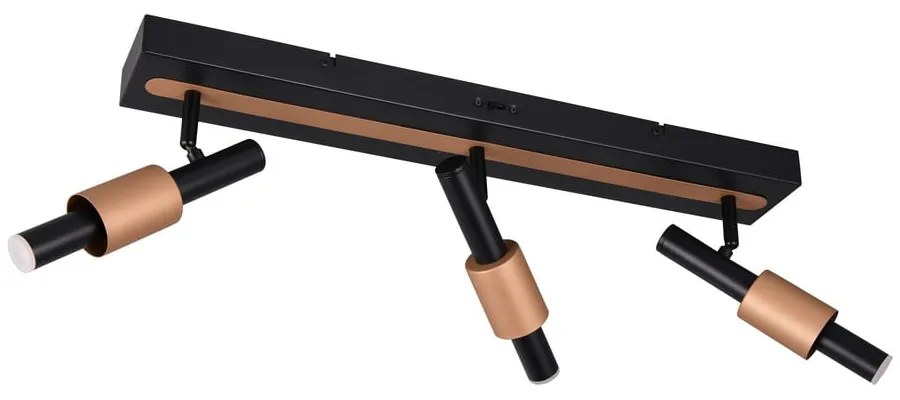 Čierne/v bronzovej farbe LED bodové svietidlo 20,5x63 cm Ikaris – Trio Select
