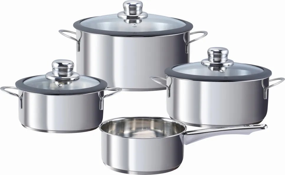 Sada hrncov (7 dielov) Grape, šedá