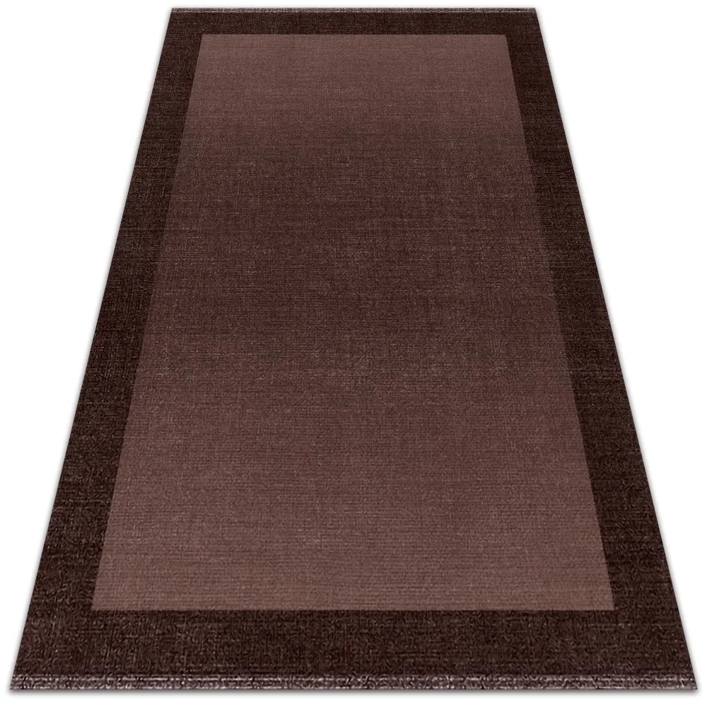 Vonkajší koberec na terasu Vonkajší koberec na terasu hnědá rám