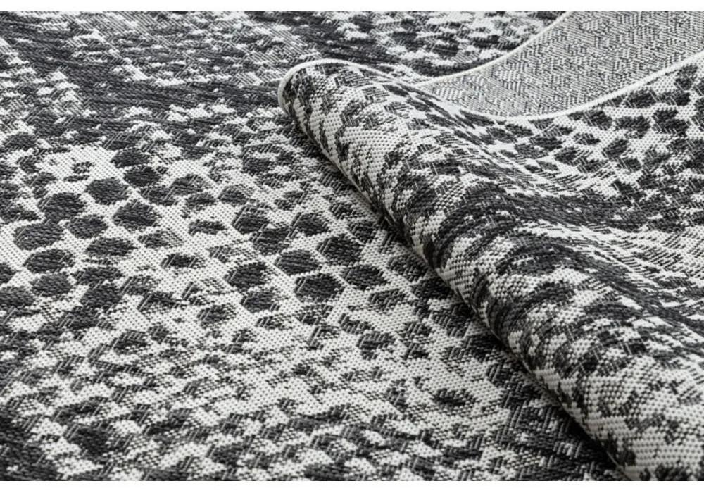 Kusový koberec Hadia koža sivý 180x270cm