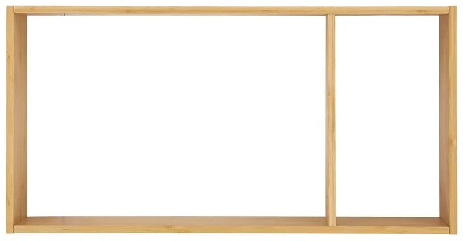 Poschodová bambusová polica v prírodnej farbe 70 cm Ember – House Nordic