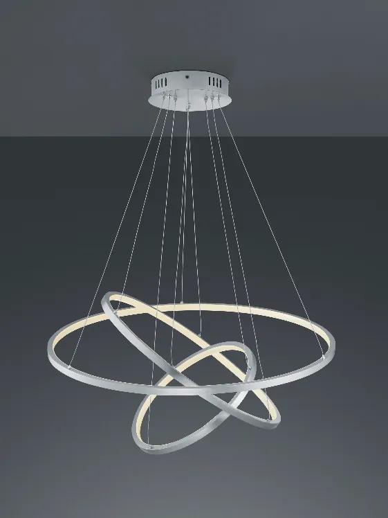 AARON | moderná závesná lampa Farba: Nikel