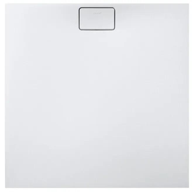 DURAVIT Stonetto štvorcová sprchová vanička z materiálu DuraSolid, 1000 x 1000 x 50 mm, biela matná, 720167380000000