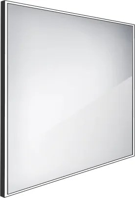 Nimco Čierne LED zrkadlo 700x700 - ZPC 13077-90
