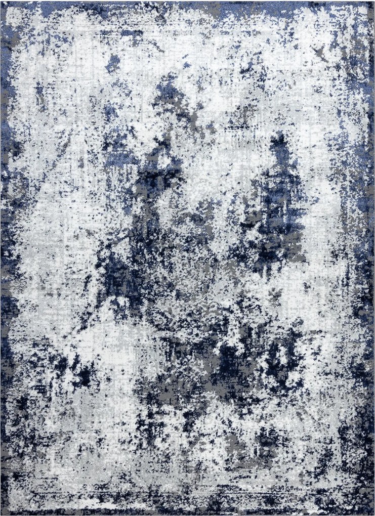 Dywany Łuszczów, Kusový koberec Allure 1959 white/blue, 240x330, modrá, kancelária