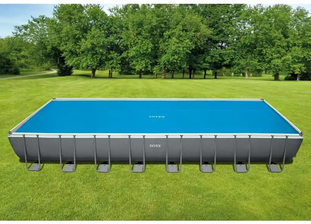 INTEX Solárna bazénová plachta, modrá 960x466 cm, polyetylén | BIANO